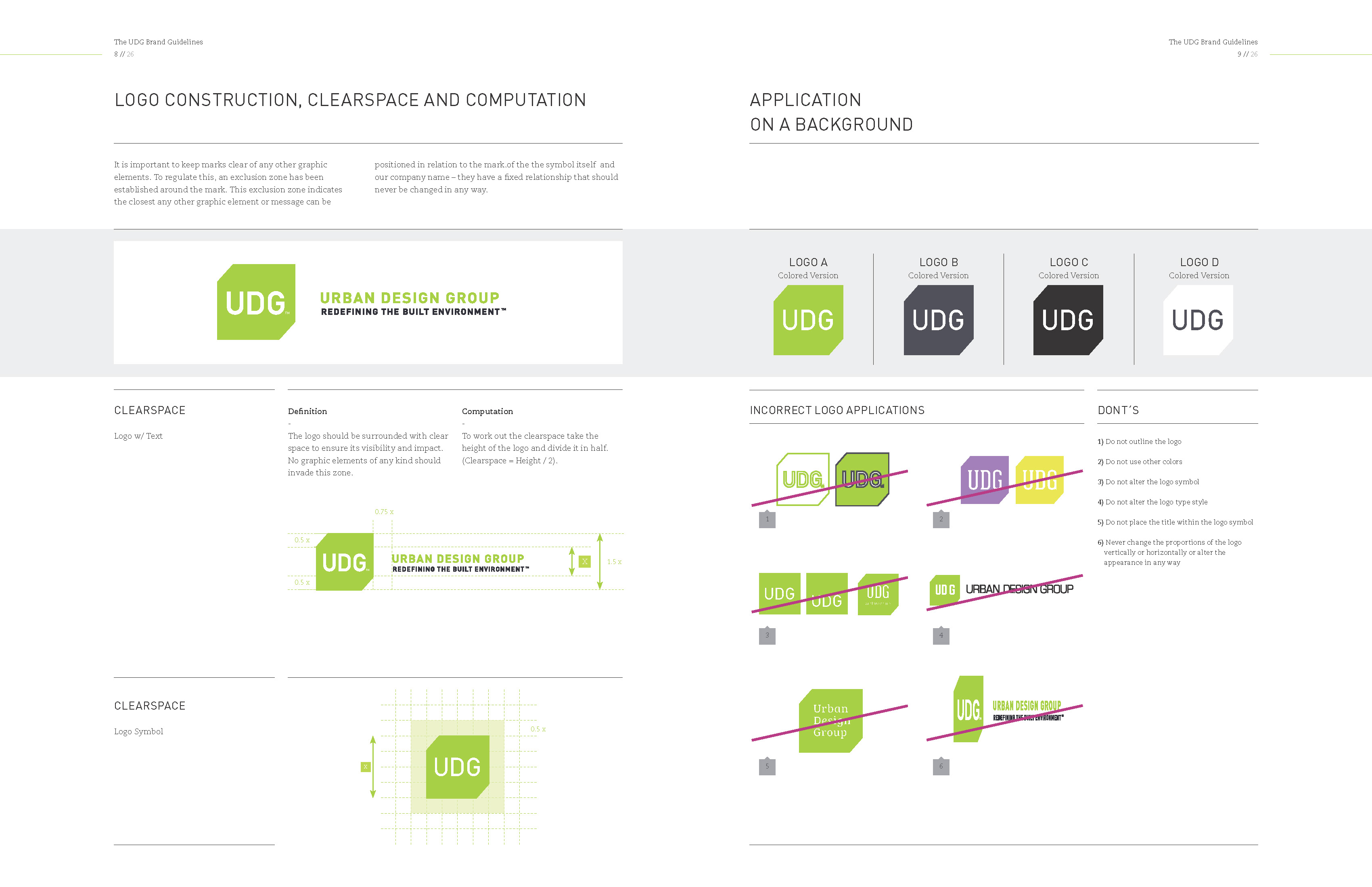 Urban Design Group Brand Guidelines